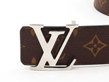 Louis Vuitton Initiales Buckle & Monogram Macassar Reversible Belt Fw00725oxzdu