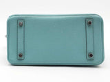 Hermes Birkin 25cm 2019 Blue Togo Palladium Hardware Handbag Aa0726ezxzsa