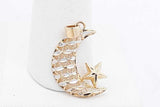 10k Yellow Gold Moon & Star Pendant 1.1 Grams Eb0926rxsa