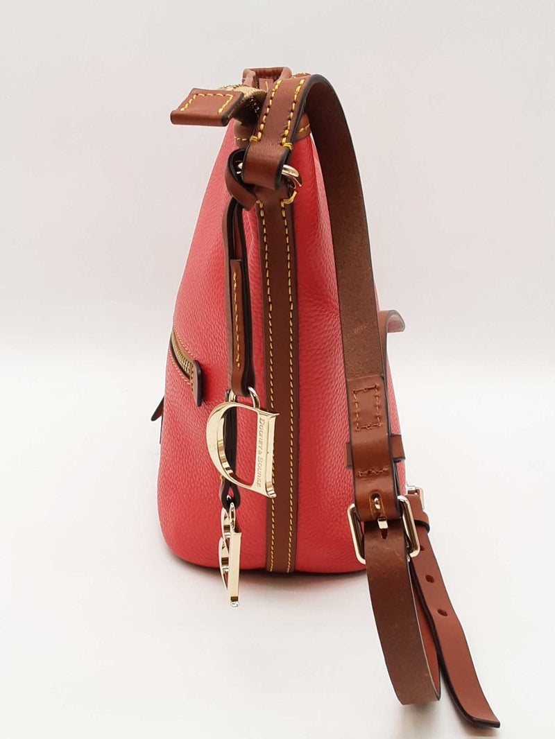 Dooney & Bourke Red Pebble Grain Small Zip Sac Sd1025wzde