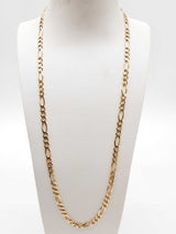 10k Yellow Gold 15.0g Figaro Chain 24 In Do0125prxde