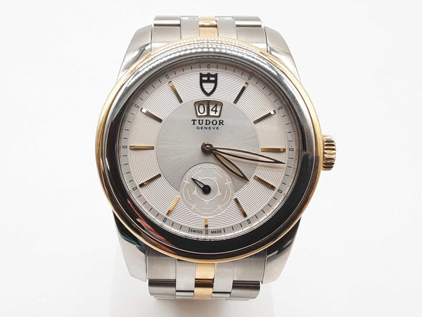 Tudor 57003 Glamour Double Date Silver Dial Two-tone Automatic Watch Do1024cxzde