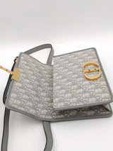 Christian Dior Oblique Jacquard 30 Montaigne Flap Shoulder Bag Eb1026lorxsa