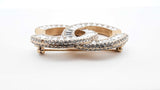 Chanel 2017 Gold-tone & Cubic Zirconia Cc Logo Brooch/pin Fw1025orzdu