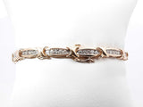 3.0 Cttw Diamond Tennis Bracelet In 10k Yellow Gold 10.1 Gram 7 Inch Fw0626crxdu