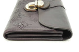 Louis Vuitton Perforated Monogram Dark Purple Mahina Amelia Wallet Eb0826lrxsa