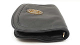 Tory Burch Black Leather Amanda Logo Clutch Sd0425rzdu