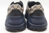 Gucci Gg Rhyton Monogram Canvas Sneakers Size 11 Eb0925lrxdu