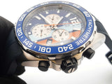 Tag Heuer X Gulf Special Edition Formula 1 43mm Steel & Rubber Watch Fw0426wxzdu