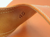 Hermès Thong Sandals In Orange Calfskin Leather Size Eu 45 Us 12 Fw0425pxzdu