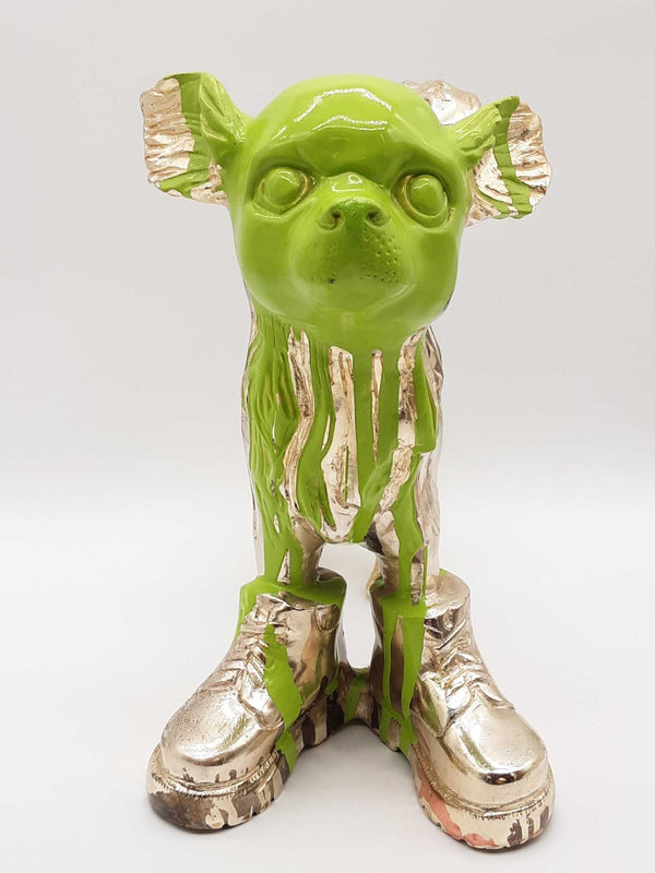 William Sweetlove Green Cloned Chihuahua Metal Sculpture Doixzde 144010009277