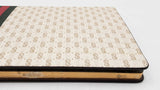 Gucci Gg Supreme Web & Horsebit Large Notebook Fw0925ordu