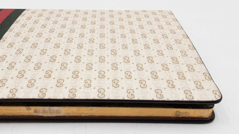 Gucci Gg Supreme Web & Horsebit Large Notebook Fw0925ordu