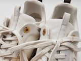 Louis Vuitton Run Away Sneakers In Damier Azur Canvas & Leather Sz 7 Fw0626lrzdu
