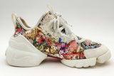 Christian Dior D- Connect Zodiac Printed Sneakers Size 38 Eb0824lrxsa