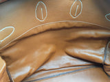 Hermes Birkin Hac 50 Gold Brown Clemence Brass Duffle Bag Vc0823lwrxzmia