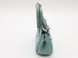 Blue Teal Mini Bag Charm Do0725ide