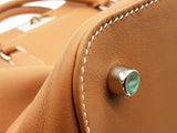 Hermes Toolbox 33cm Gold Brown Swift Palladium Large Tote Bag Do0326irxzde