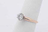 0.50ctw Diamond Solitaire Ring In 14k Yellow Gold 2 Grams Size 6 Eb0725oorsa