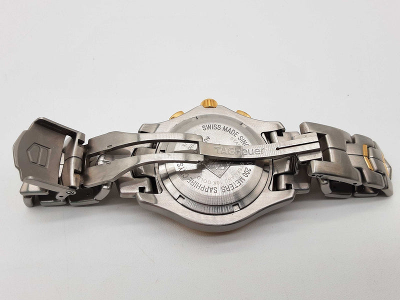Tag Heuer Cjf2150 42 Link Chronograph Two Tone Steel Automatic Watch Do0125lpxzde
