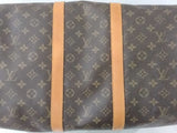Louis Vuitton Brown Monogram Keepall 55 Duffle Bag Vc0826rwrmia