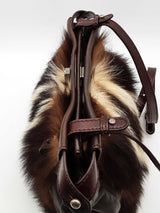 Fendi Fur Peekaboo Crossbody Bag Eb0326exzde