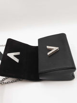 Louis Vuitton Black Epi Leather Twist Lock Shoulder Bag Eb1225exzdu