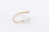 0.9cttw Lab Grown Marquis Diamond Ring 14k Yellow Gold 2.4g Size 6.25 Eb826rxzsa