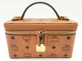 Mcm Mini Rockstar Cognac Tan Visetos Vanity Case Crossbody Bag Do1025pxzde