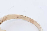 0.47cttw Diamond Ring In 14k Yellow Gold 5 Grams Size 8.5 Eb0826wxzde