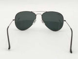 Ray-ban Rb3026 Aviator Large Metal Ii Black Sunglasses With Case Aa0726crsa