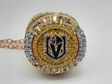 Las Vegas Golden Knights Vgk Memorabilia Copper Ring Size 10.25 Do0424llde