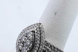 Diamond Ring In 14k White Gold 8.8 Grams Size 7.25 Eb1024woxsa