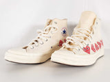 Comme Des Garcons Play X Converse Chuck 70 162973c Sneakers Size 10 Sd1225pzde