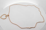10k Yellow Gold Heart Pendant & Chain 5.9 Grams 20 Inch Eb0526orrsa