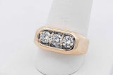 0.6cttw Diamond Ring In 14k Yellow Gold 13.2 Grams Size 9 Eb0326llrxsa