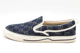 Gucci Tennis 1977 Gg Jacquard Denim Slip On Sneakers Size 6 Eb0726oxzde
