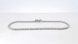 2.01 Cttw Lab-grown Diamond & 14k Gold Tennis Bracelet 4.7g 7 Inch Fw0326sxzdu