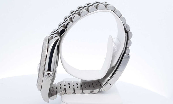 Rolex Oyster Perpetual Datejust Stainless Steel Watch 37mm Ebcrxzdu 144030006203
