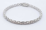 John Hardy Dot Chain 925 Sterling Silver Bracelet 8.6 Grams 7 Inch Eb0626lrxde