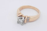 0.62cttw Diamond Ring In 14k Yellow Gold 5.6 Grams Size 6.25 Eb0525czxsa