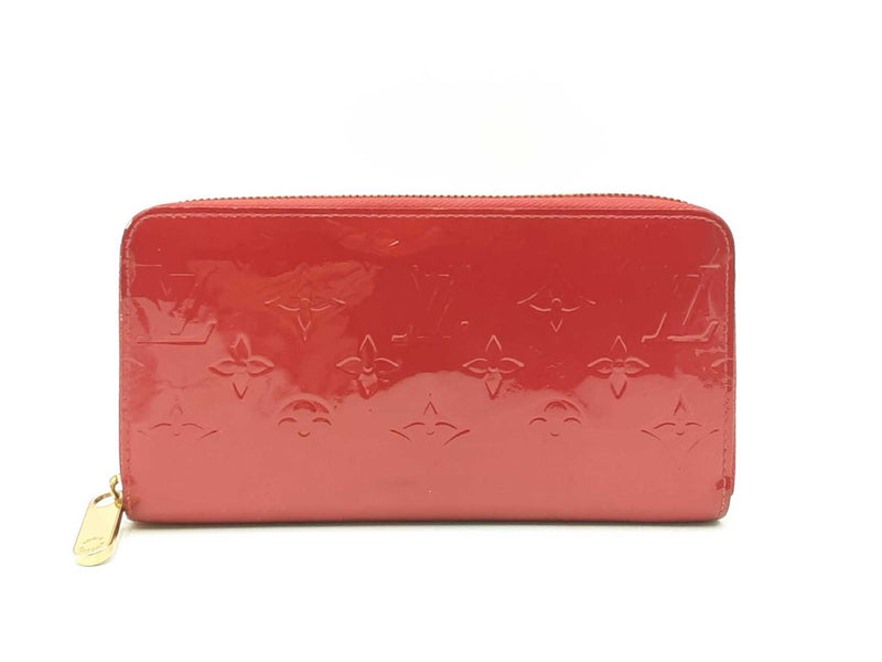 Louis Vuitton Zippy Wallet In Pomme D'amour Monogram Vernis Leather Fw0925lrxdu