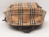 Burberry Vintage Check Nylon Backpack Beige Aa0125wxzsa