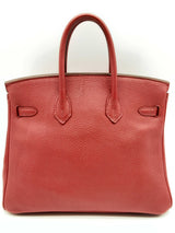 Hermes Birkin 25 Rubis Red Togo Palladium Hardware Handbag Do0823loexzde