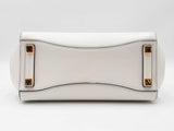 Michael Kors Campbell Medium Satchel In White Leather Fw0326lozdu