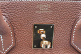 Hermes Birkin 35 Brown Leather Gold Hardware Eb0126llxxzdu