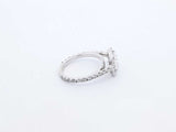 2.01 Cttw Diamond & 14k White Gold Halo Ring 2.8 Grams Size 5 Fw0124lrxzdu