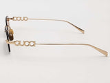 Gucci Gg1808s Rectangle Glasses Gold With Case Aa0826czsa