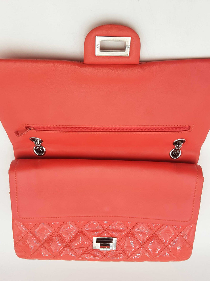 Chanel Red Patent Leather Double Flap Crossbody Sd0525lrzxsa