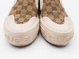 Gucci Slip-on Platform Sneakers In Gg Supreme Canvas Size 9 Fw0926lrzdu